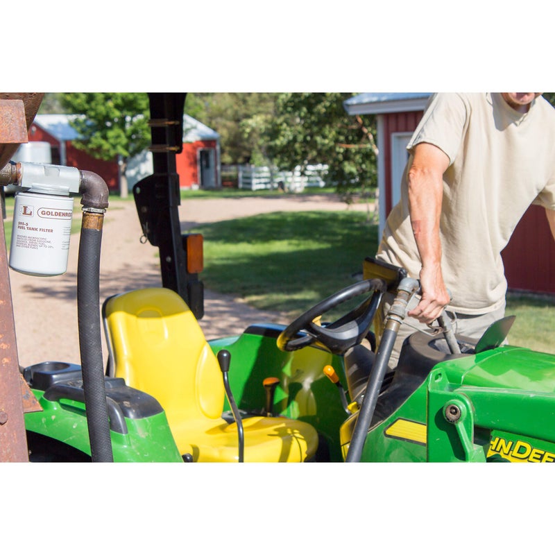 Goldenrod Dutton-Lainson Company - Goldenrod 595 Standard Fuel Tank Filter Canister with 1" NPT Zinc Die-Cast Top Cap - 10 Micron Particle Removal for Gasoline, Diesel and Biodiesel Up to 20% - Made in USA - Image 4