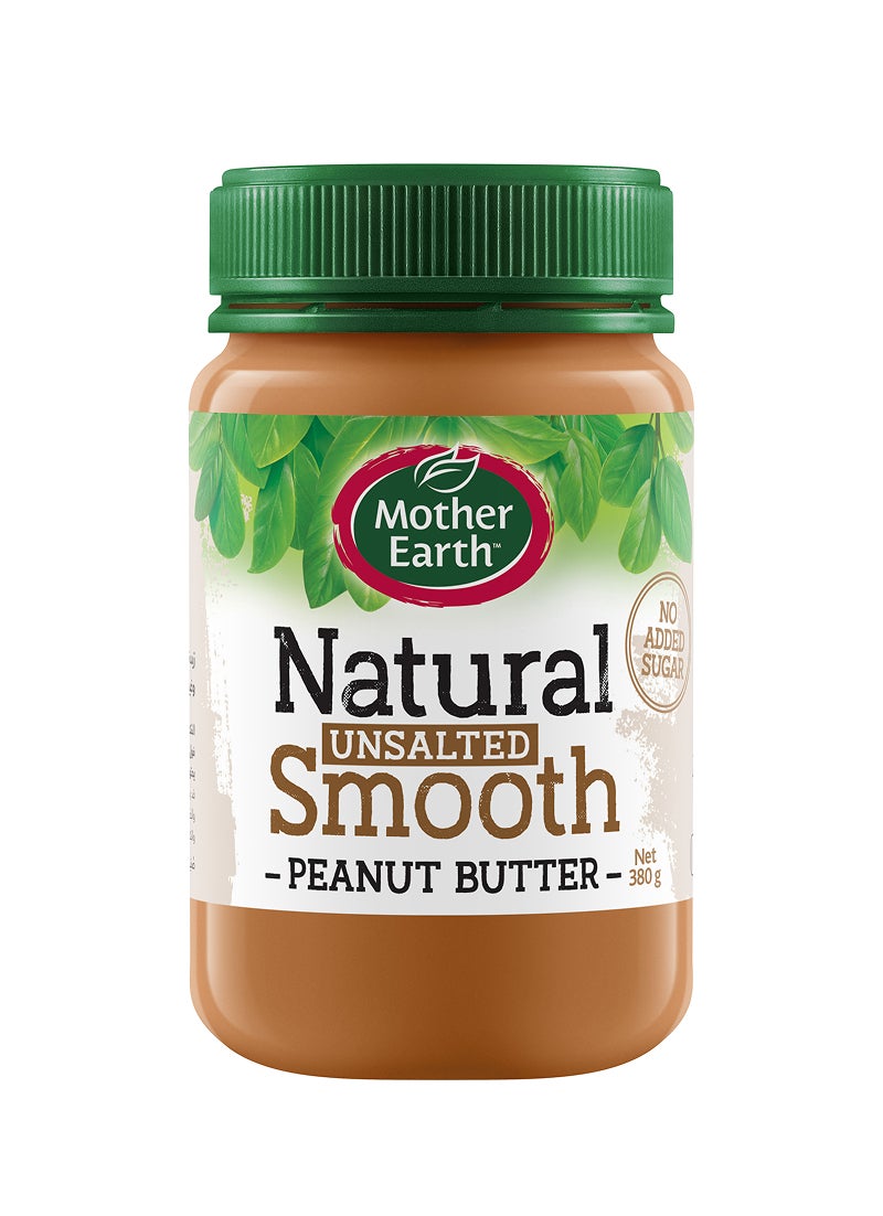 Mother Earth Natural Unsalted Smooth No Added Sugar Peanut Butter - Image 1