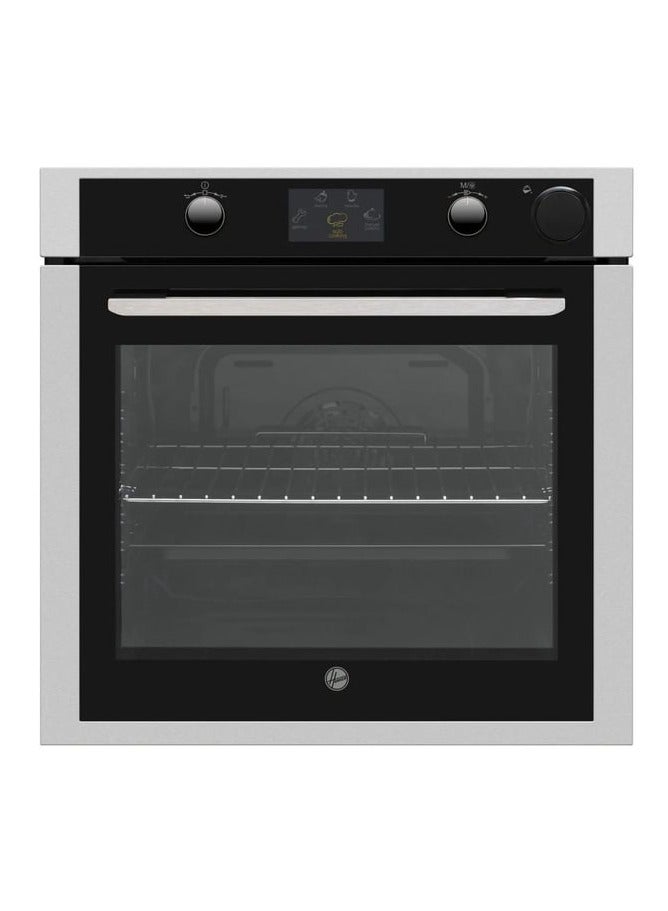 Hoover 75L Built-in Oven 60cm, Single Electric Oven with 10 Functions, Fan & Grill, Steam Assisted, Ready Cook, Vap Clean, Turnspit, Hot Air Shield, Multi-Function Cooking 1-Year Warranty Made In Turkey 75 L 2800 W HSO-V6075-BBI Black
