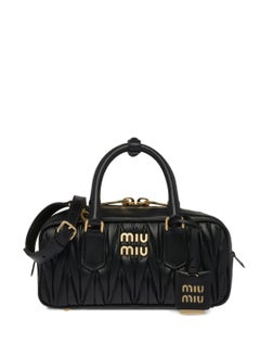 Miu Miu Small Arcadie Top Handle Bag in Matelassé Nappa Leather Crossbody Shoulder  - Image 1