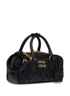 Miu Miu Small Arcadie Top Handle Bag in Matelassé Nappa Leather Crossbody Shoulder  - Image 2