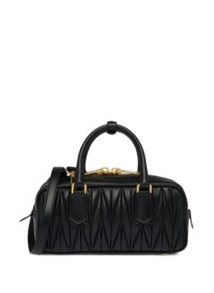 Miu Miu Small Arcadie Top Handle Bag in Matelassé Nappa Leather Crossbody Shoulder  - Image 4