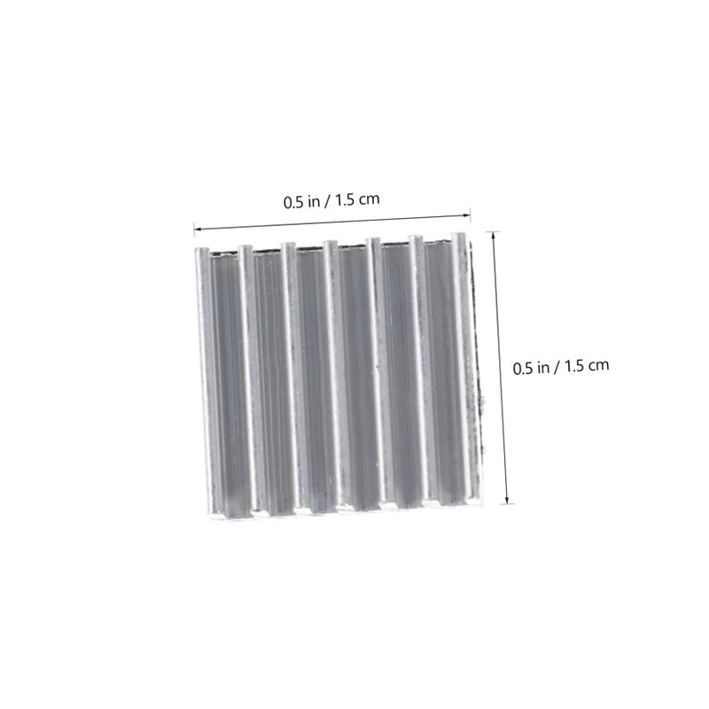 24 Pcs Aluminum Heat Sink Thermal Conductive Glue for Computer Power IC Led - Image 5