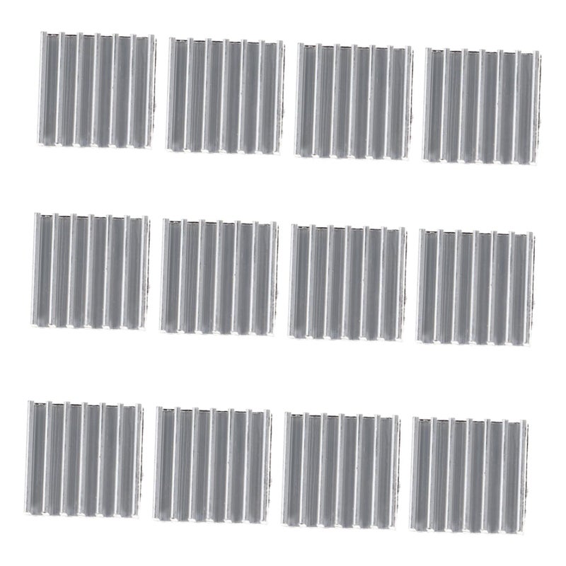 24 Pcs Aluminum Heat Sink Thermal Conductive Glue for Computer Power IC Led - Image 2