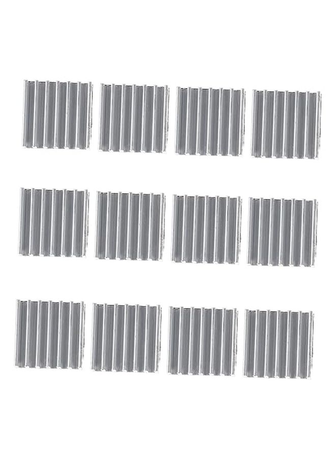 24 Pcs Aluminum Heat Sink Thermal Conductive Glue for Computer Power IC Led - Image 1
