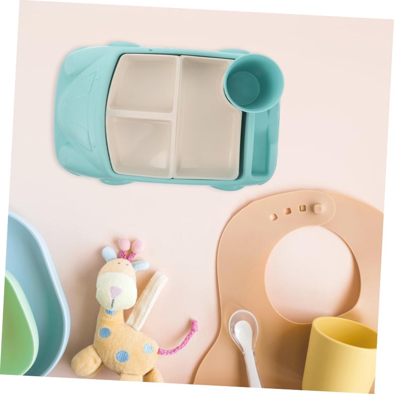 Reusable Divided Bento Plate For Kids Lunch Home And Kindergarten Safe Utensils - Image 5