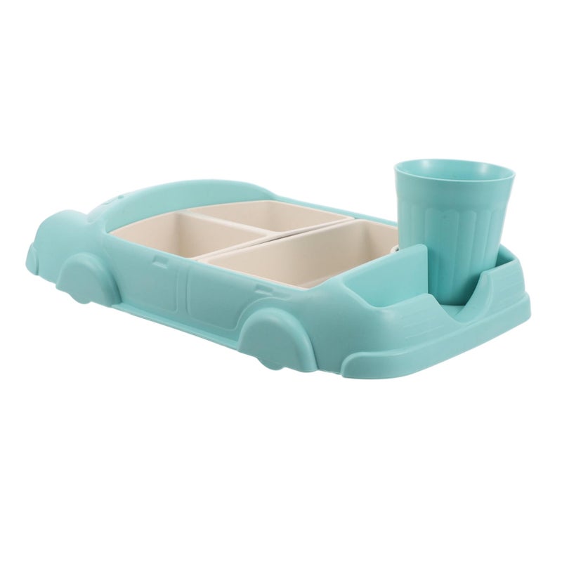 Reusable Divided Bento Plate For Kids Lunch Home And Kindergarten Safe Utensils - Image 2
