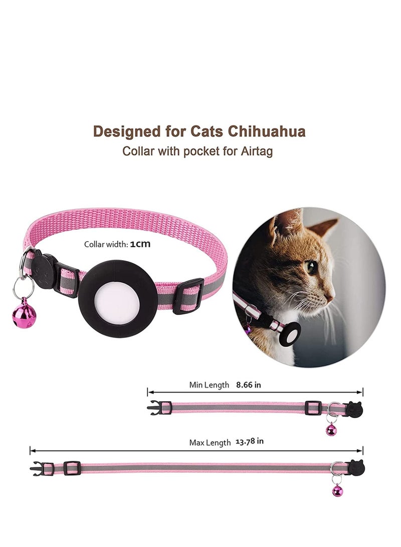 Altheqa airtag holder cat collar with bell safety buckle kitten collar - Image 2