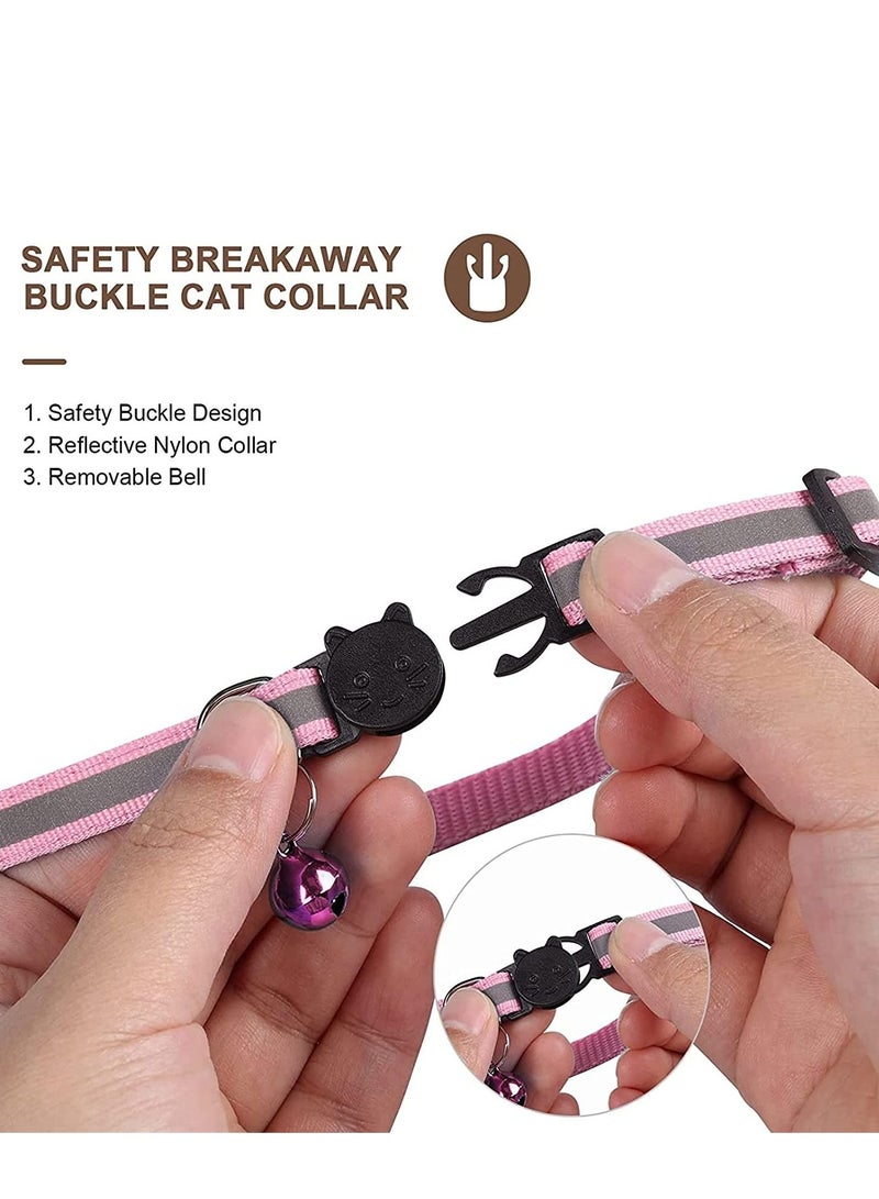 Altheqa airtag holder cat collar with bell safety buckle kitten collar - Image 3
