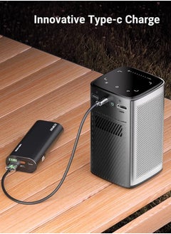 BYINTEK BYINTEK P70 Smart Wi-Fi Projector, 8000mAh Battery, Auto-focus, Android 9.0, Support 3D, Wi-Fi Display, Wired Sync Display, with Tripod and Storage Bag  - Image 4