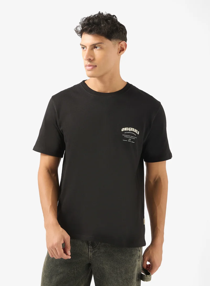 JACK & JONES Graphic Crew Neck T-Shirt