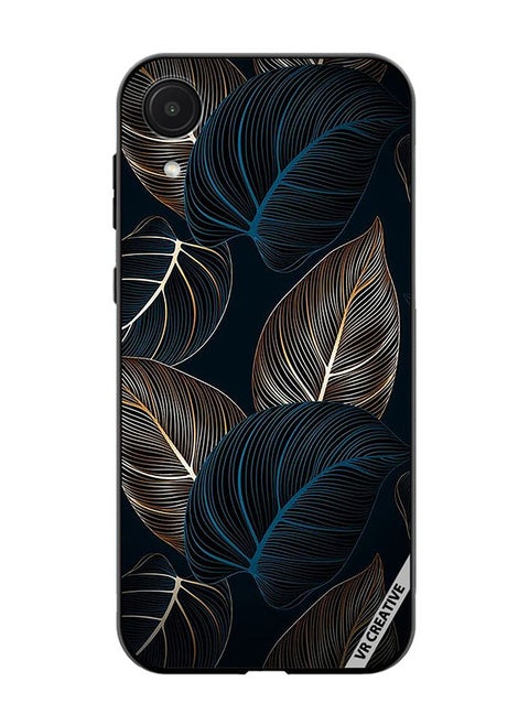 Protective Case Cover For Samsung Galaxy A03 Core Banana Palm Tree Leaves Pattern Design Multicolour