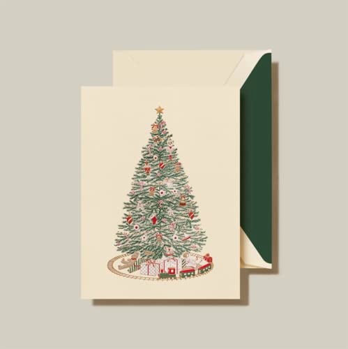 Crane Co Crane & Co. Christmas Morning Tree Holiday Greeting Cards - Image 5