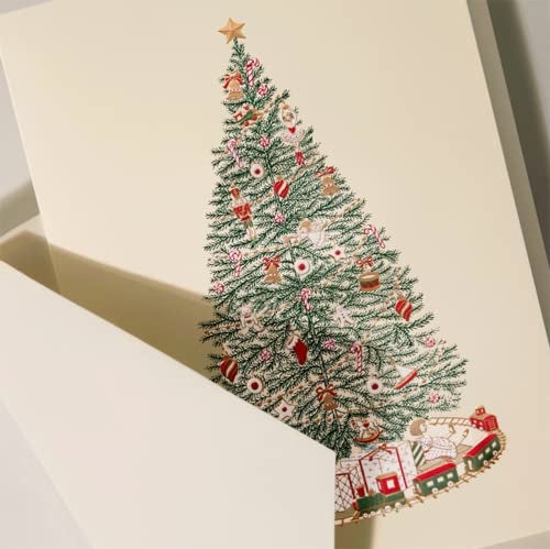 Crane Co Crane & Co. Christmas Morning Tree Holiday Greeting Cards - Image 3