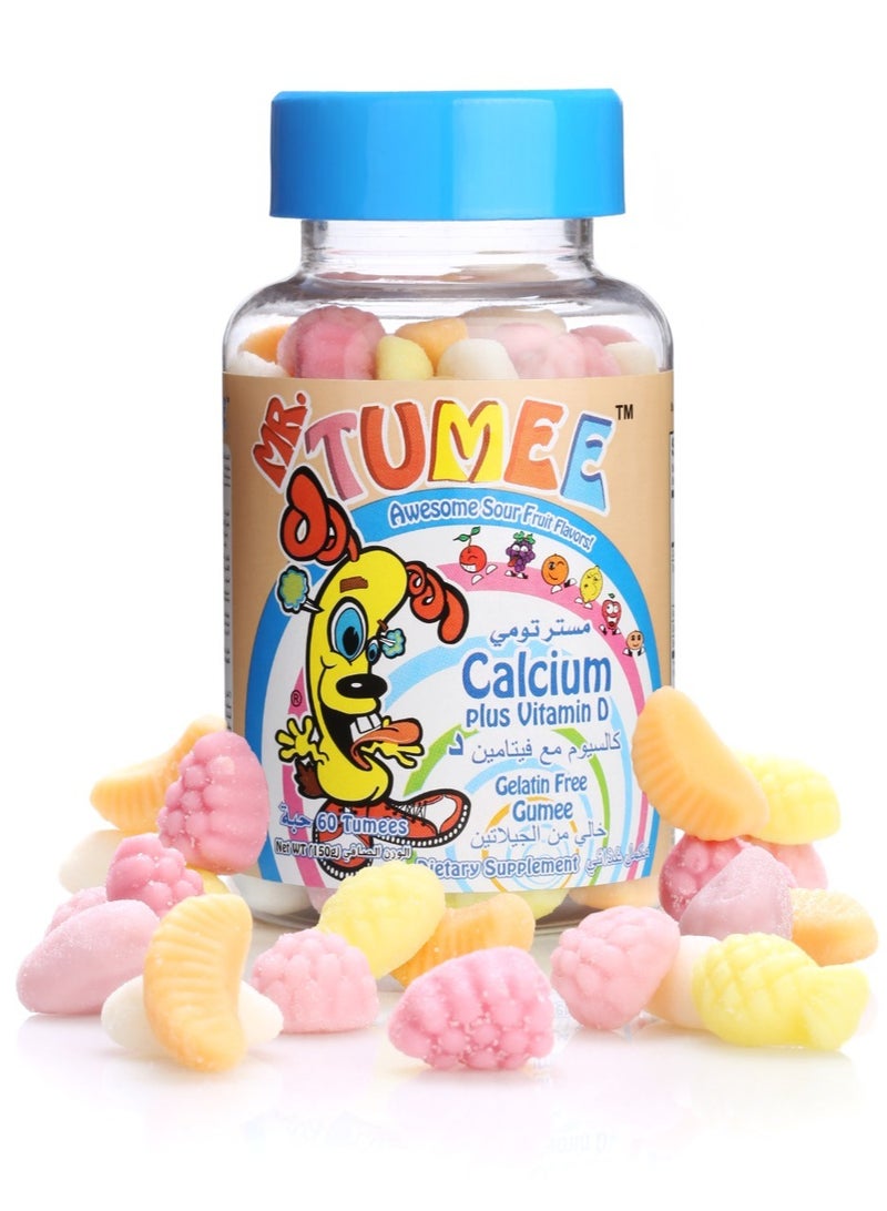 MR.TUMEE Mr Tumee Calcium Plus Vit D Gumee 60 gummies