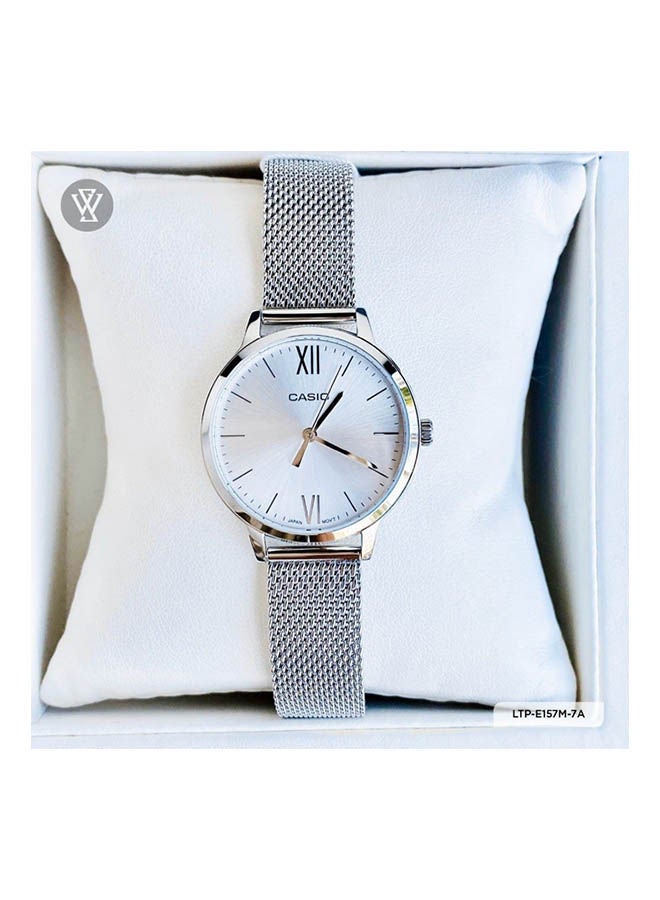 CASIO Stainless Steel Analog Watch LTP-E157M-7ADF - Image 2