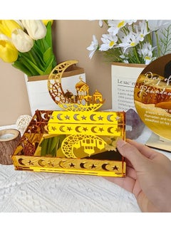 Home Care Elegant Ramadan Festival Acrylic Fruit Plate & Jewelry Organizer - Versatile for Daily Decor & Celebrations, No Power Needed  - Image 3