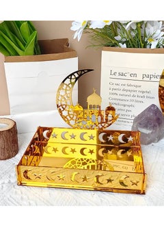 Home Care Elegant Ramadan Festival Acrylic Fruit Plate & Jewelry Organizer - Versatile for Daily Decor & Celebrations, No Power Needed  - Image 5