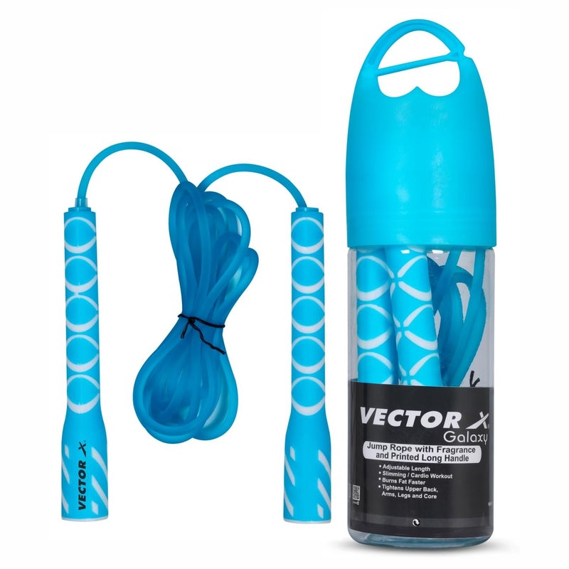 VECTOR X Galaxy Fragrance Skipping Rope (Length: 274 cm) - Blue - Image 1