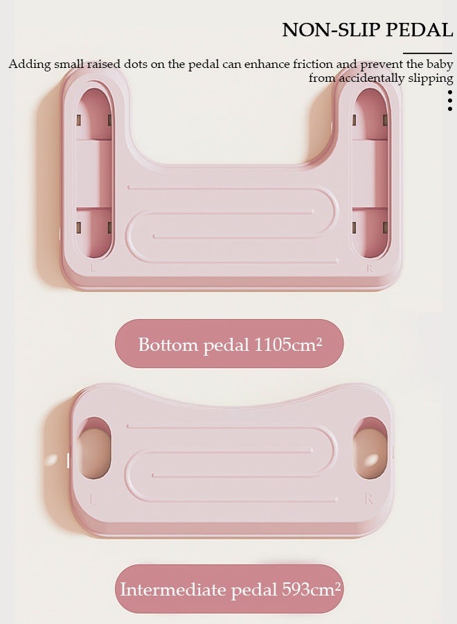 DUNISO Potty Training Toilet Seat For Boys Girls, Toddler Toilet Seat With Step Stool Ladder, Foldable Toddler Potty Seat For Toilet With Non-Slip Design, Adjustable Height - Image 5