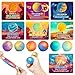 Letapapa Valentines Day Cards for Kids School 24 Pack Valentines Day Greeting Cards with Slime Ball Kits Squeeze Fidget Toys Valentines Gifts for School Classroom Exchange Valentines Party Favor Prizes - Image 2