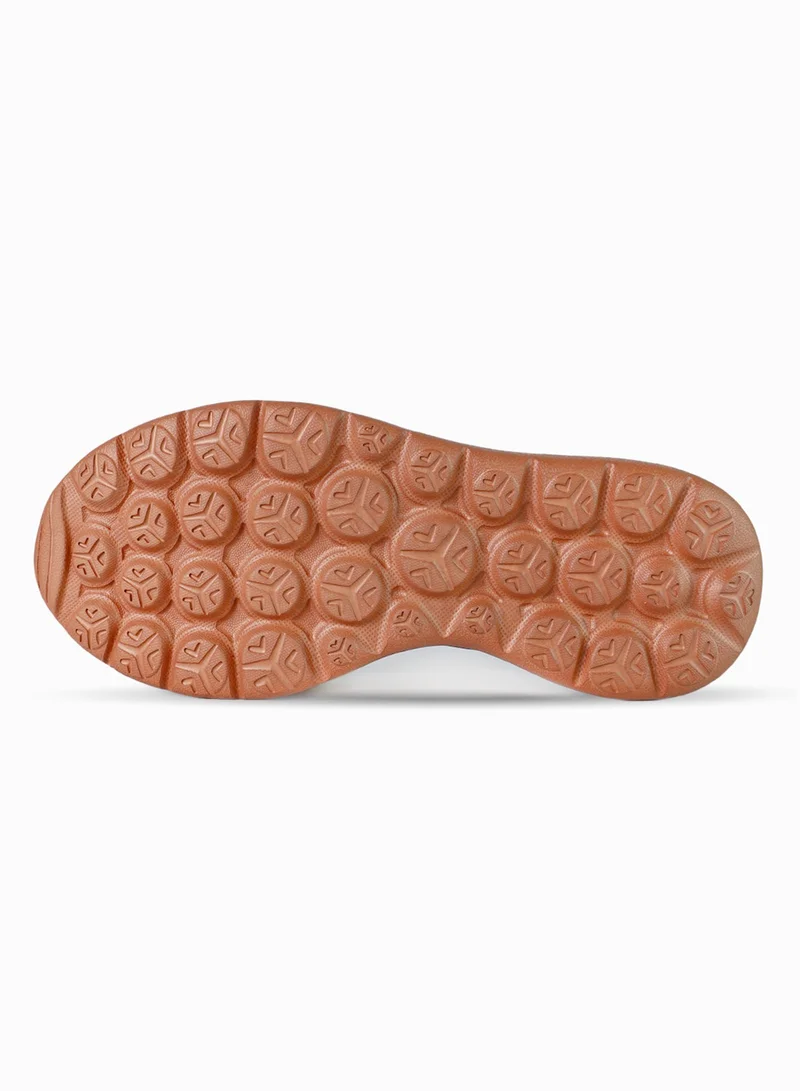 Duozoulu Orange Fashion Lace-Up Walking Sneaker for Women | Best Price UAE
