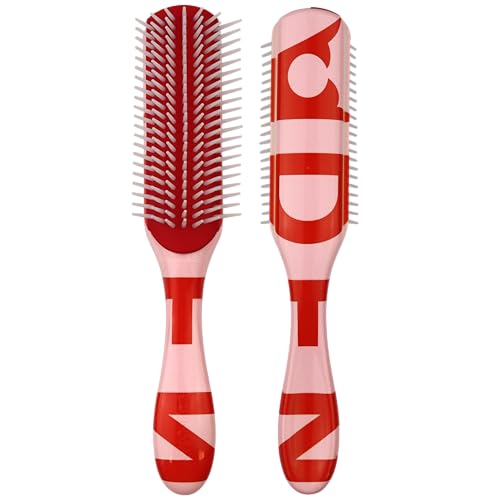 Denman D3 Curly HairBrush for Women & Men – 7 Row Detangling & Curl Defining Brush for Natural Curly, Coily, Wavy Hair – Styling Brush for Smooth defined Curls - Image 1