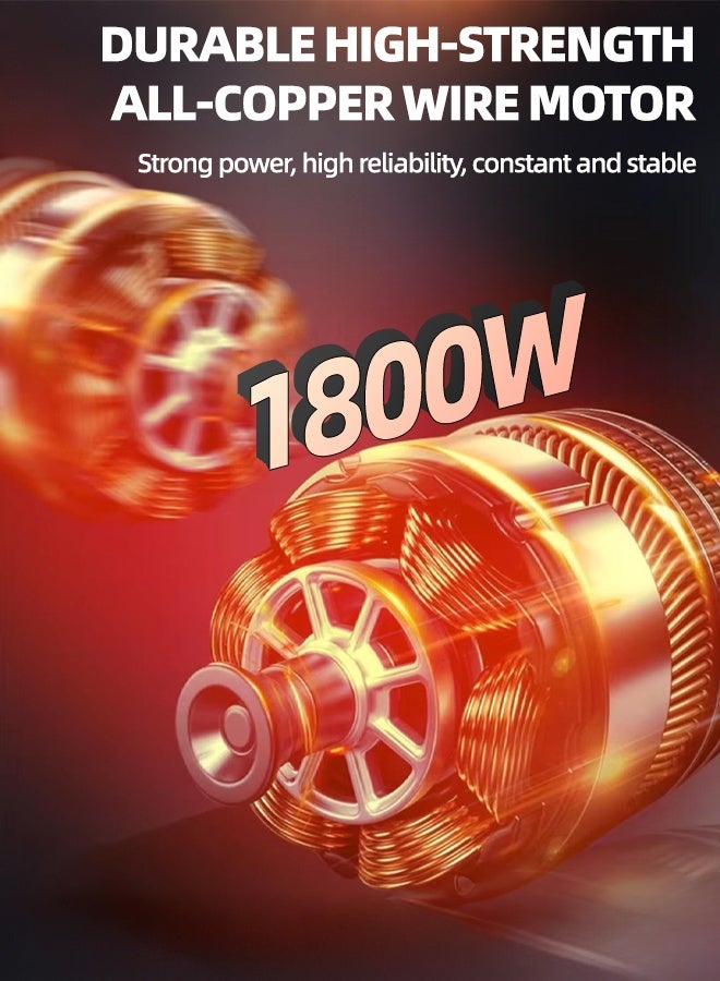 ALongDeng 1800W Heavy Duty Demolition Hammer Professional Electric Jack Hammer Concrete Breaker for Construction and Concrete Demolition Work - Image 3