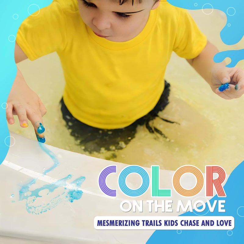 SplashEZ STEM Bath Color Tablets for Kids 150 Count - Fizzy Bath Bombs for Kids and Toddlers, Non Toxic, Fragrance Free, No Tub Staining, Easy Clean, Toys for Kids - Image 3