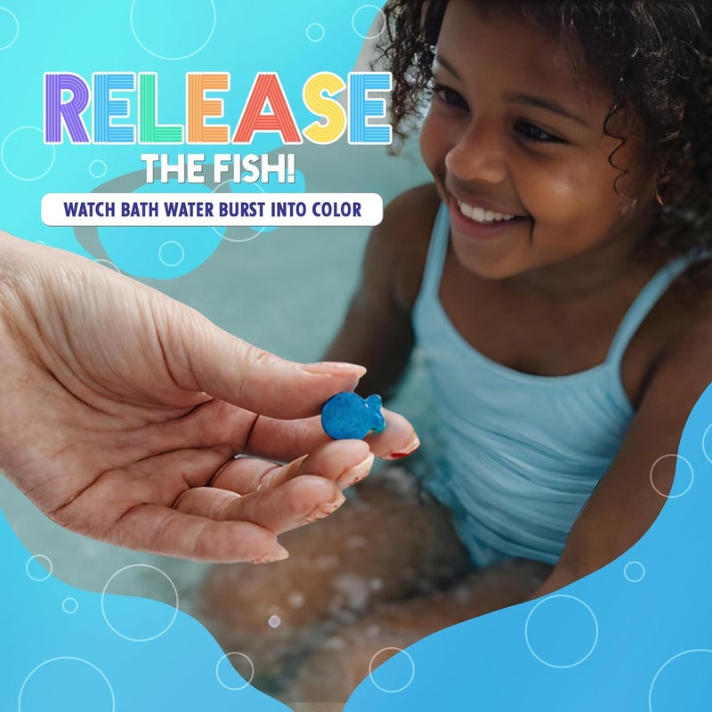 SplashEZ STEM Bath Color Tablets for Kids 150 Count - Fizzy Bath Bombs for Kids and Toddlers, Non Toxic, Fragrance Free, No Tub Staining, Easy Clean, Toys for Kids - Image 2