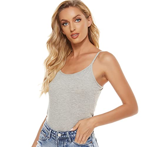 BQTQ 5 Pcs Womens Camisole Tank Tops Undershirt Spaghetti Strap Camisoles Pack, L - Image 2