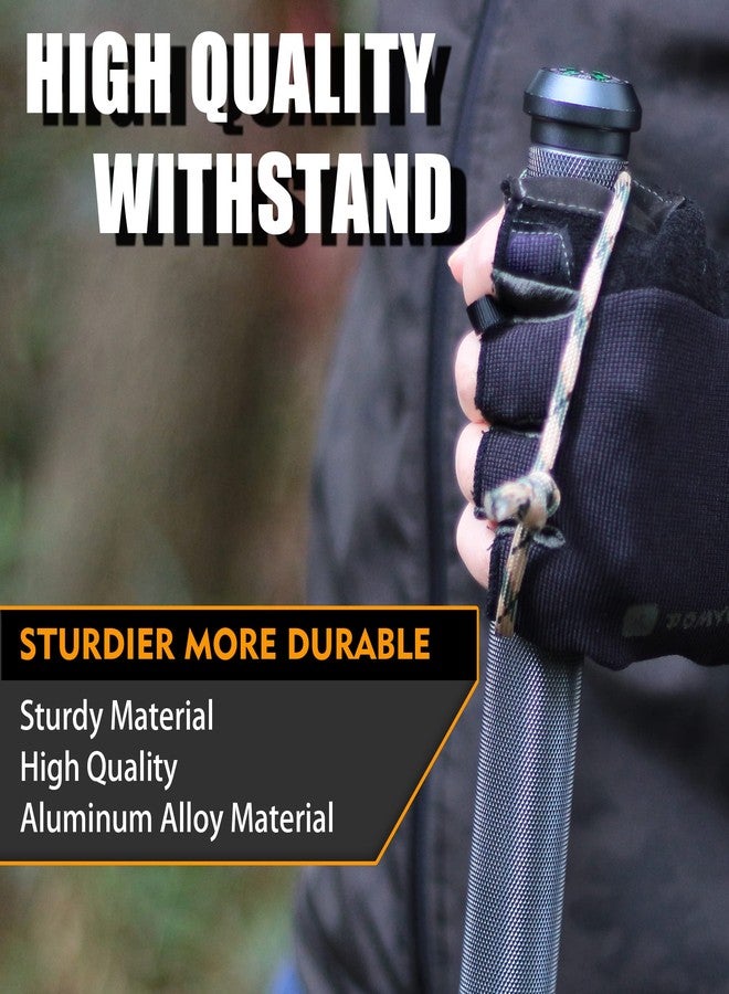 aiGear Walking Hiking Stick CNC Machined Trekking Poles Color Gray - Image 3