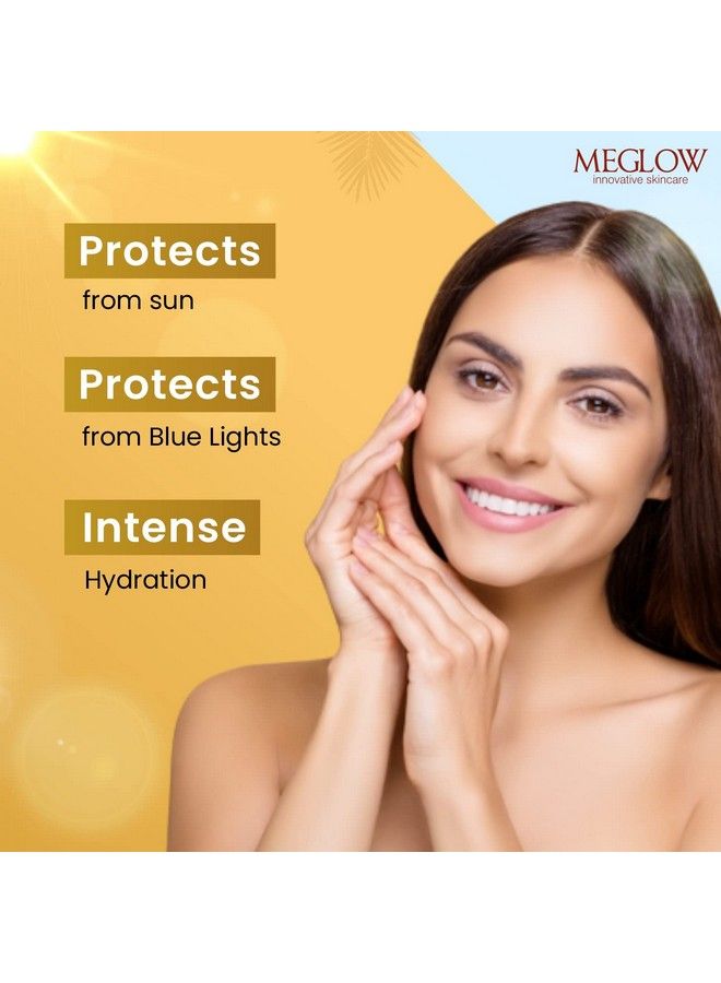 MEGLOW Procare Day Defense Sunscreen Lotion With Spf 50 Pa+++;Uva/Uvb;Water Resistant;Broad Spectrum;Blue Light Indoor & Outdoor Protection;Intense Hydration For All Skin Types(50Ml Unisex) - Image 5