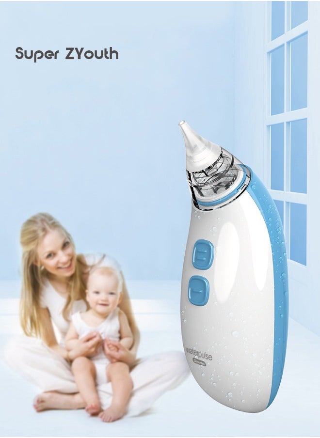 Super ZYouth Electric Nasal Aspirators for Baby, Baby Nose Cleaner with 2 Silicone Tips, Nose Sucker with 2 Adjustable Suction Level, Infant Safety Electric Nose Cleaner  - Image 1