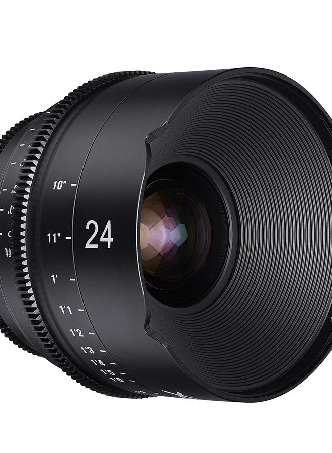 Rokinon Xeen XN24-C 24mm T1.5 Professional CINE Lens for Canon EF,Black - Image 2