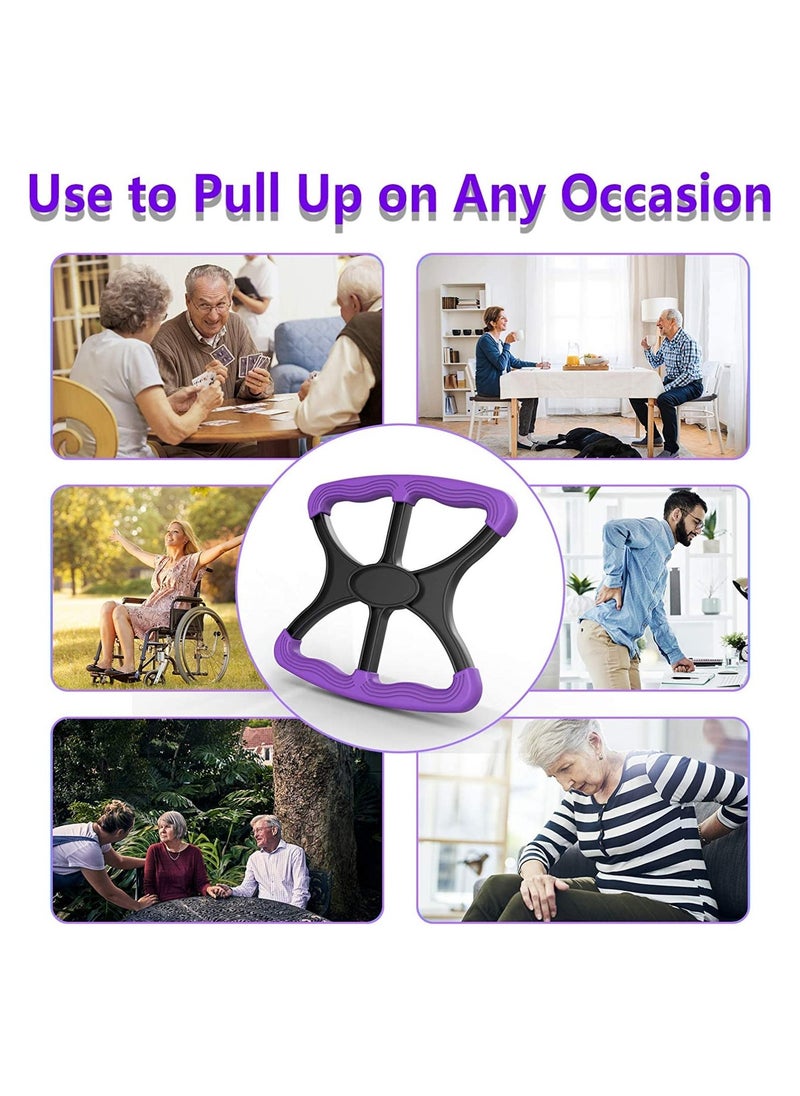 SYOSI - Elderly Lift Assist Device, Disabled Patient Standing Aid Disabled Patient Portable Lift Device for Handicapped, Blue with Rubber Grip​ Handicap Bar Lift Aid to Transfer Elderly Senior Bariatric - Image 1