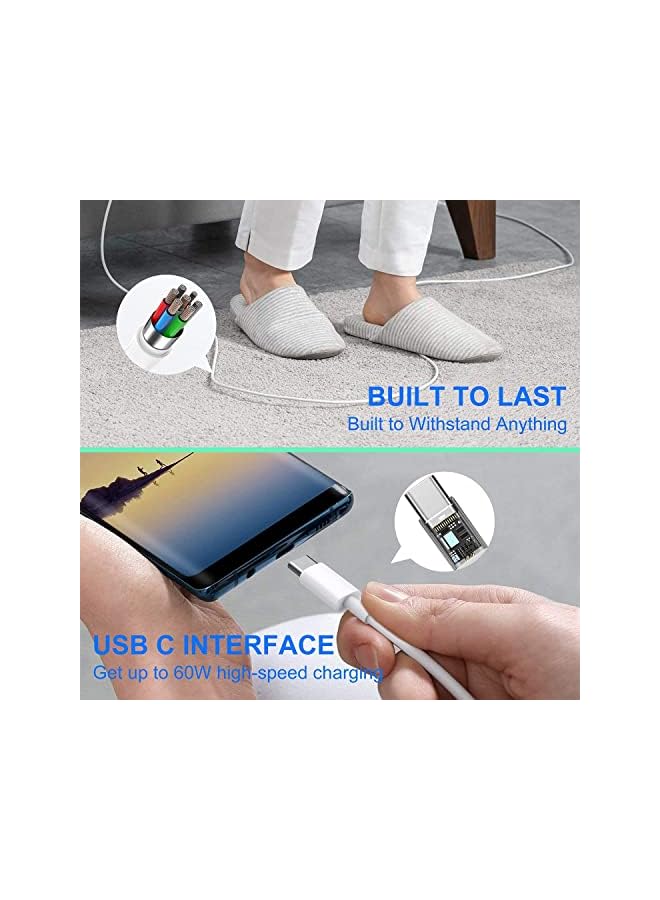 Taimi High Power Usb C To Usb C Cablepower Delivery Type C To Type C Cable 3.0 Cable Compatible With Mac Pro 2M - Image 2