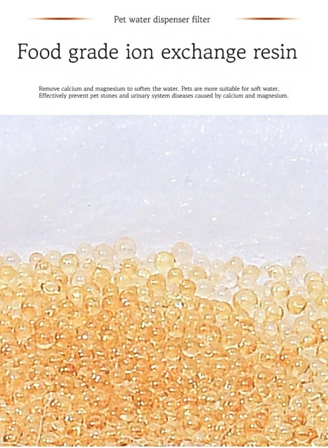 LAPET 6 Packs Cat Water Fountain Filters for WF080 Filter Element Replacement Activated Carbon Filter for Pet Automatic Drinking Feeder Accessories - Image 3