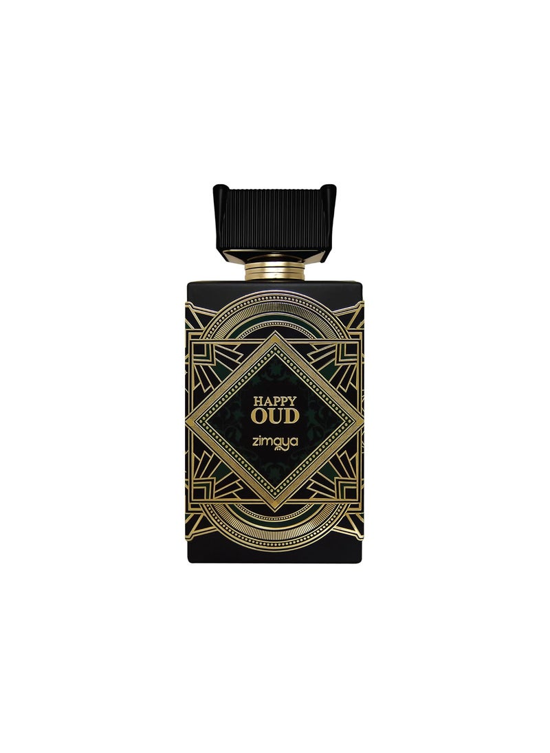 zimaya - Happy Oud for Unisex Eau De Parfum, 3.4 Fl. Oz - Image 1