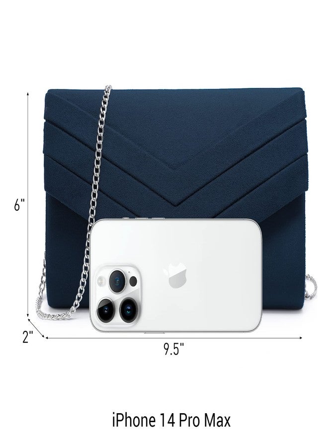 داسين حقائب داسين النسائية للسهرات، حقائب يد رسمية للحفلات، حقائب زفاف، حقائب كوكتيل، حقائب حفلات التخرج (2-أزرق داكن) - Image 3