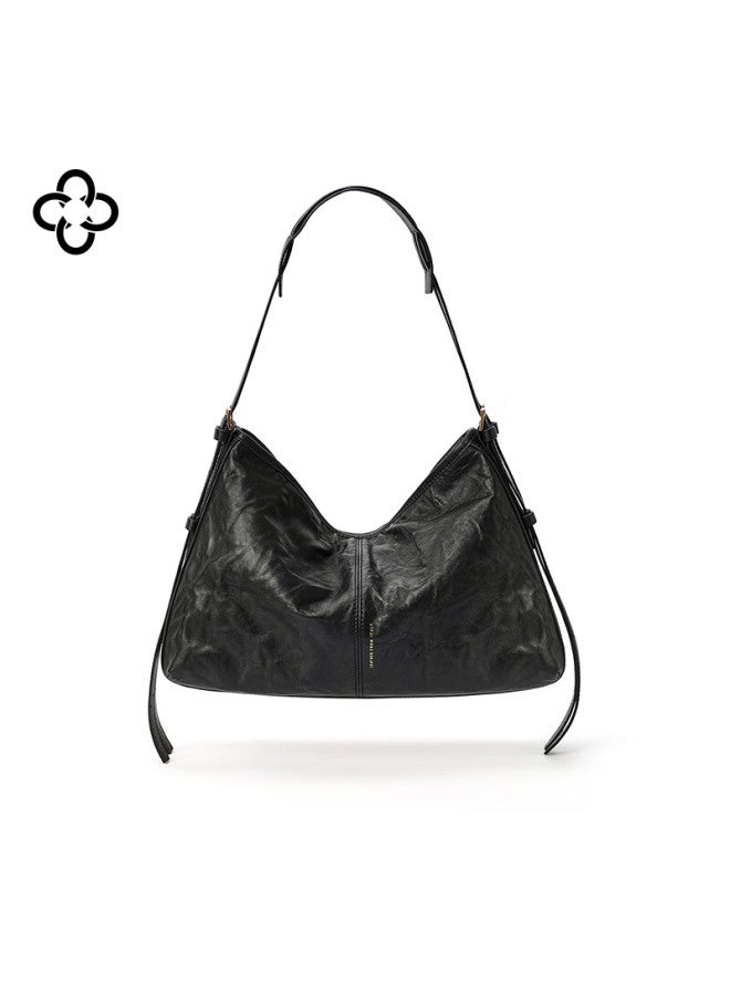 Cassile Vegetable Tanned Leather Tote Bag For Women Lightweight Luxury Large Capacity Shoulder And Crossbody Bag Birthday Gift - Image 5