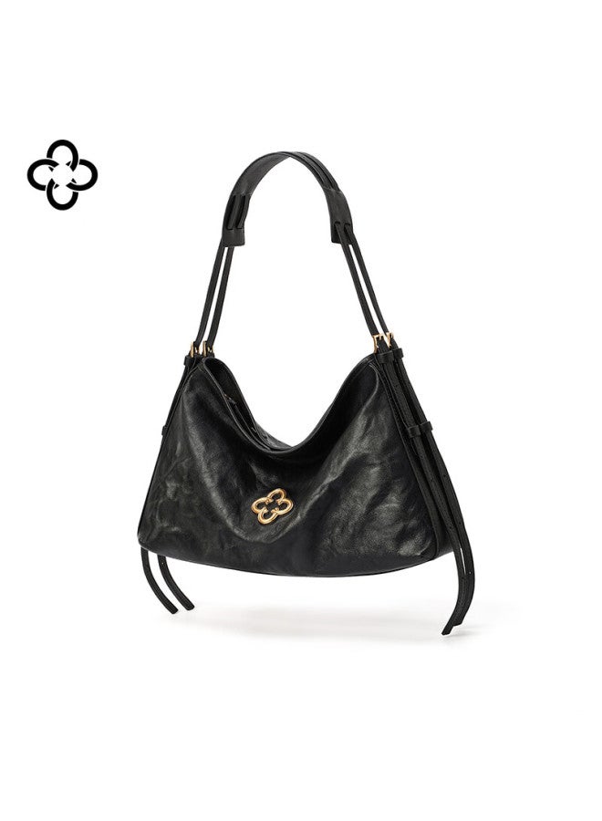Cassile Vegetable Tanned Leather Tote Bag For Women Lightweight Luxury Large Capacity Shoulder And Crossbody Bag Birthday Gift - Image 3