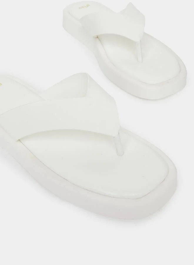 Styli Classic Open Toe Sandals