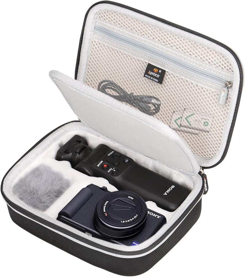 Aproca Hard Travel Storage Carrying Case for Sony ZV1 Camera and Vlogger Accessory Kit - Image 1