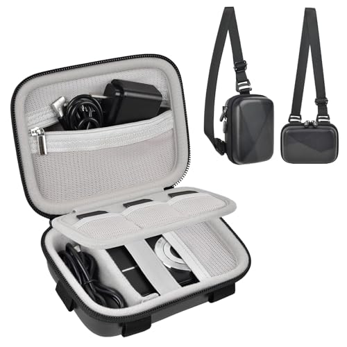 Boobowl Hard Digital Camera Case for Kodak Pixpro FZ55 FZ45, Anti-Slip Small Camera Bag Compatible with Canon PowerShot G7X Mark III/II SX740 HS, Portable Travel Storage Box - Black - Image 1
