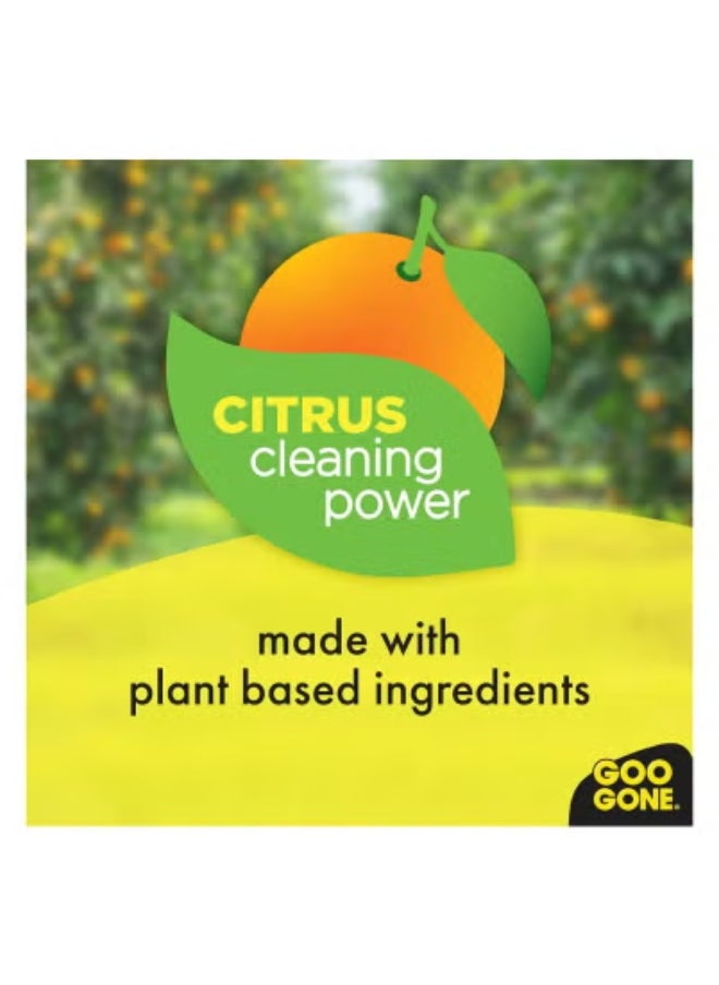 Goo Gone 2087 Citrus Adhesive Remover – 237 ml (8 oz) | Powerful Yellow Formula for Removing Stickers, Labels, Glue, Grease, Tape Residue & Adhesives | Safe on Most Surfaces – Fast Acting Cleaner  - Image 4