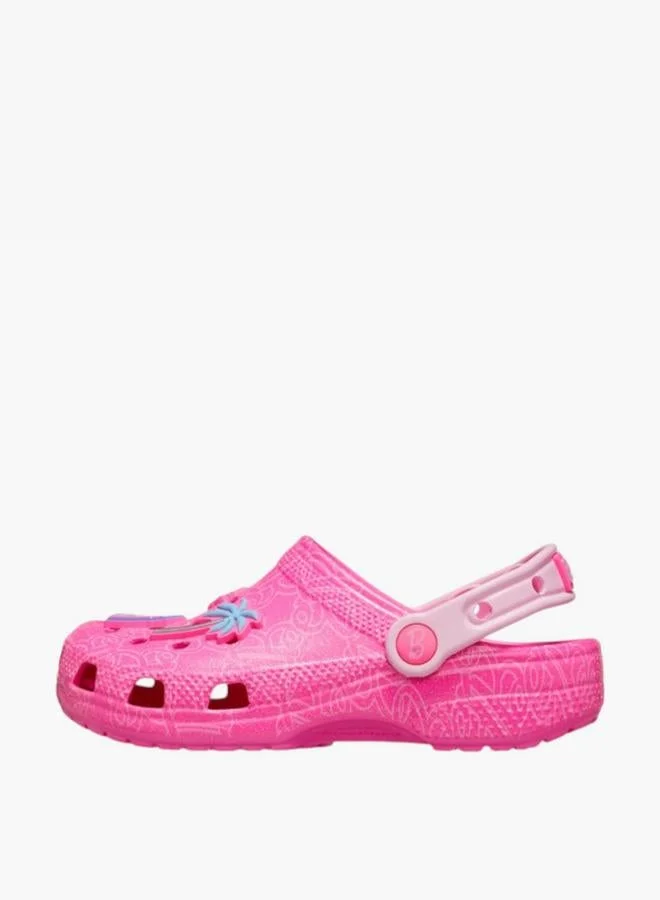 كروكس شباشب باربي للبنات بحزام خلفي