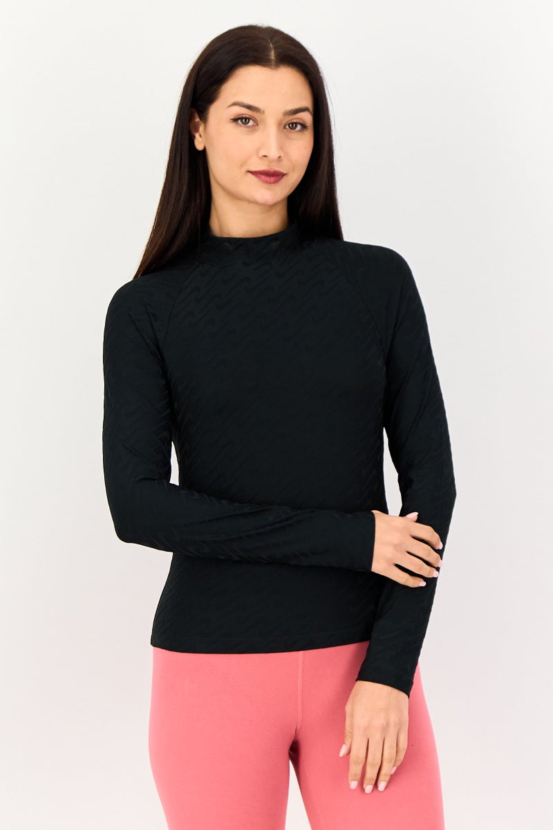 Nike Women Sportswear Fit Long Sleeve Outdoor Top, Black - Image 1