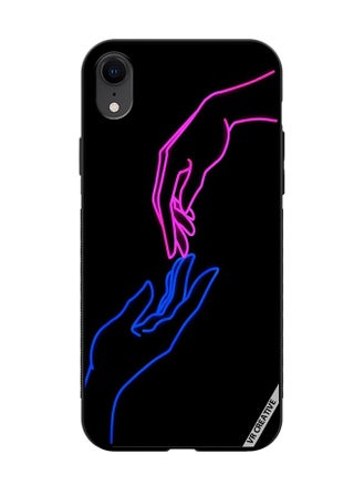 Protective Case Cover For Apple iPhone XR Hands In Neon Lights Design Multicolour - pzsku/Z6441E6E4E6633BD3A611Z/45/_/1690553905/a4f9746e-d2e1-4609-8d7a-de79b8c1c2fe