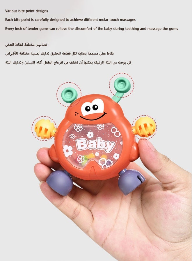 كيلا 11 قطعة من ألعاب خشخيشة الأطفال، ألعاب التسنين للرضع، مجموعة ألعاب حسية خشخيشة الإمساك والدوران، مادة سيليكون صالحة للطعام، ألعاب أطفال هدية للأطفال من سن 0 إلى 12 شهرًا للأولاد والبنات، مجموعة ألعاب تعليمية مبكرة. - Image 4